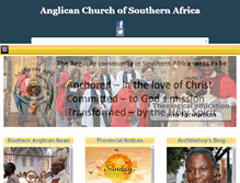 Tablet Screenshot of anglicanchurchsa.org